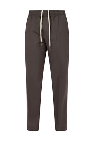 Brown virgin wool blend trousers YES LONDON | XP3260FANGO